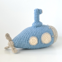 Submarine amigurumi by Elisas Crochet