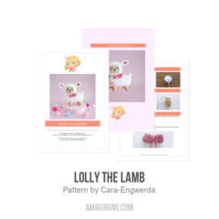 Lolly the Lamb amigurumi pattern by Cara Engwerda