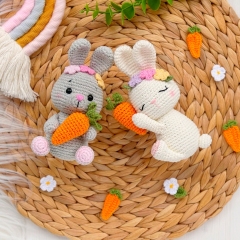 Easter Bunnies amigurumi pattern by Knit.friends