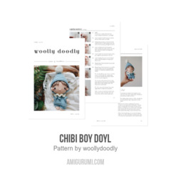 Chibi Boy DOYL amigurumi pattern by woolly.doodly