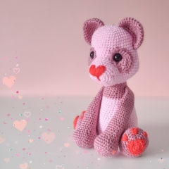 Papaya the Love Panda amigurumi pattern by LittleEllies_Handmade