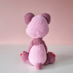 Papaya the Love Panda amigurumi by LittleEllies_Handmade