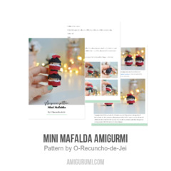 Mini Mafalda amigurmi amigurumi pattern by O Recuncho de Jei