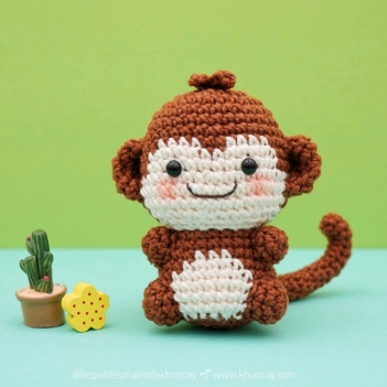 Monkey - Mini Animals amigurumi pattern by Khuc Cay