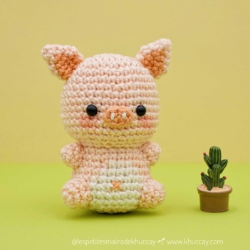 Pig - Mini Animals amigurumi pattern by Khuc Cay