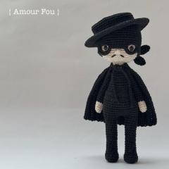 Zorro amigurumi by Amour Fou