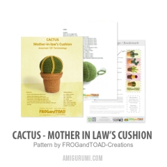 Cactus - Mother in law's cushion amigurumi by FROGandTOAD Creations