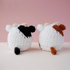 Baby Cow - egg animals amigurumi pattern by Khuc Cay