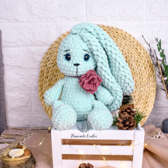 No Sew Crochet Bunny  amigurumi by Passionatecrafter