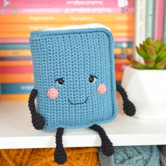 Jean-Luc the Book amigurumi by Elisas Crochet