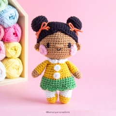 Dottie the Doll amigurumi pattern by Lemon Yarn Creations