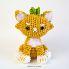 Lemon Cat amigurumi pattern by Lemon Yarn Creations