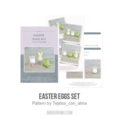 Easter eggs Set amigurumi pattern by Tejidos con alma