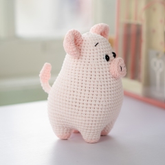 Chubby Pig amigurumi by Lennutas