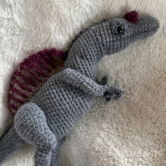 Steven the Spinosaurus Dinosaur amigurumi pattern by Critter-iffic Crochet