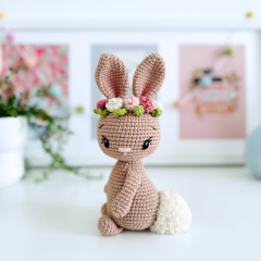 Blossom the Bunny amigurumi by Sarah's Hooks & Loops