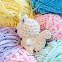 ROSSIE Amigurumi Crochet Pattern amigurumi pattern by Hello Amijo