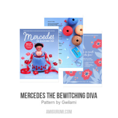 Mercedes the Bewitching Diva amigurumi pattern by Gwilami