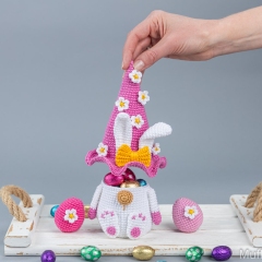 Bunny Gnome for Sweet Treats amigurumi by Mufficorn