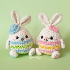 Mini Easter Egg Bunny amigurumi pattern by 