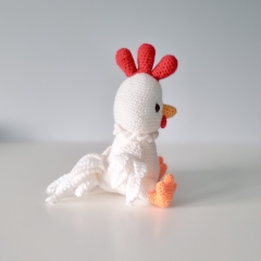 Scramble the Chicken amigurumi by LittleEllies_Handmade