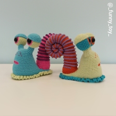 Snail amigurumi by Iryna Zubova