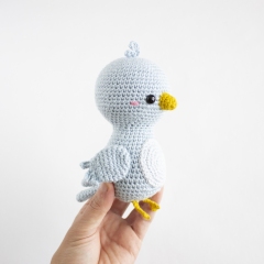 Melvin and Penny- The Birds amigurumi by A Menagerie of Stitches