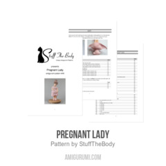 Pregnant Lady amigurumi pattern by StuffTheBody