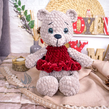 Low Sew Crochet Bear amigurumi pattern by Passionatecrafter