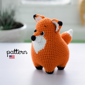 Chubby Fox amigurumi pattern by Lennutas