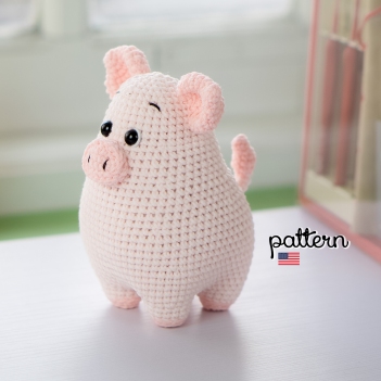 Chubby Pig amigurumi pattern by Lennutas