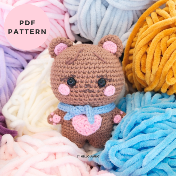 GOMDEUKI Amigurumi Crochet Pattern amigurumi pattern by Hello Amijo