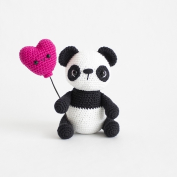 Pip the Panda amigurumi pattern by A Menagerie of Stitches