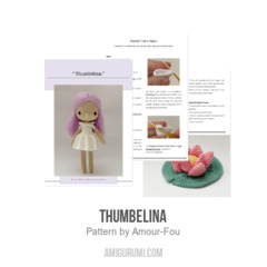 Thumbelina amigurumi pattern by Amour Fou