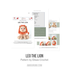 Leo the Lion amigurumi pattern by Elisas Crochet