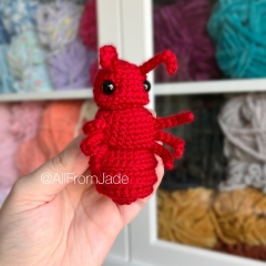 Anthony the Ant amigurumi by All From Jade