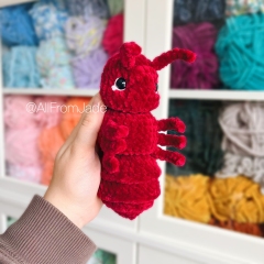 Anthony the Ant amigurumi pattern by All From Jade