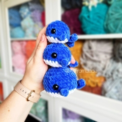Baby Whales & Sharks Pack - No Sew amigurumi pattern by All From Jade