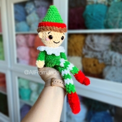 Naughty Elves - No Sew amigurumi pattern by All From Jade
