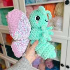 Patricia the Butterfly amigurumi by All From Jade