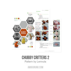 Chubby Critters 2 amigurumi pattern by Lennutas