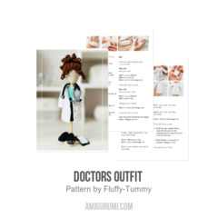 Doctors outfit  amigurumi pattern by Fluffy Tummy
