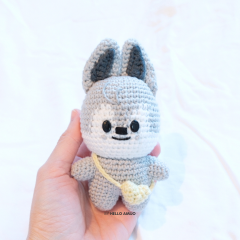 Baby WOLF CHAN SKZ Crochet Pattern amigurumi by Hello Amijo