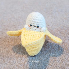 CHASOO in BANANA Crochet Pattern amigurumi by Hello Amijo
