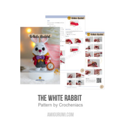 The White Rabbit  amigurumi pattern by Crocheniacs