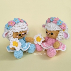 Mimi the Sheep amigurumi by Audrey Lilian Crochet