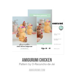 Amigurumi chicken amigurumi pattern by O Recuncho de Jei