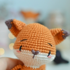 The fox and the crow amigurumi pattern by O Recuncho de Jei