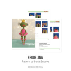 Frogelina amigurumi pattern by Iryna Zubova