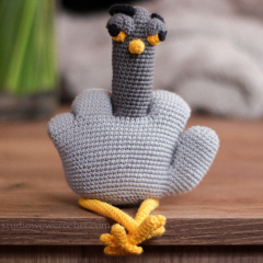 Not Your Grandma's Pigeon amigurumi pattern by Mariia Zhyrakova